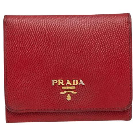 prada wallet red bow|Prada zipper wallet.